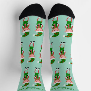 Elf Design Weihnachten Socken