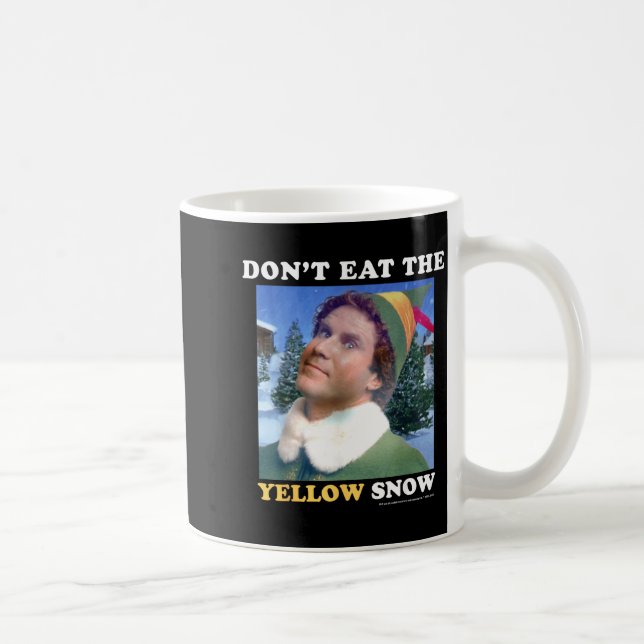 Elf Don't Eat The Yellow Snow  Kaffeetasse (Rechts)
