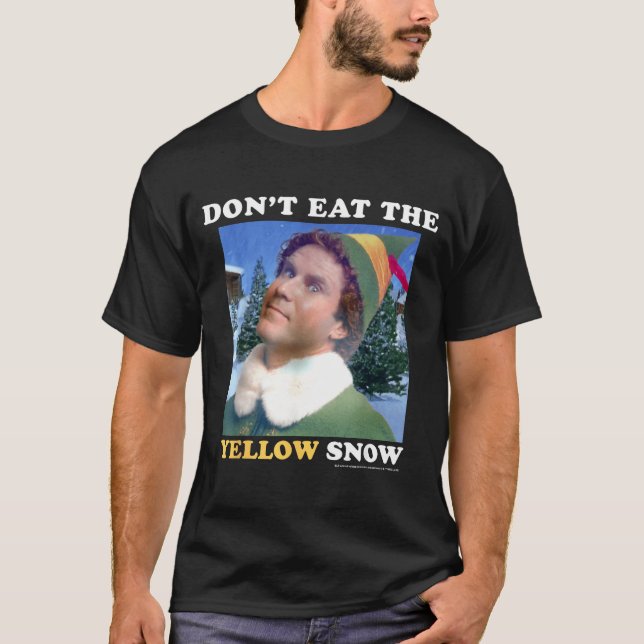 Elf Don't Eat The Yellow Snow  T-Shirt (Vorderseite)