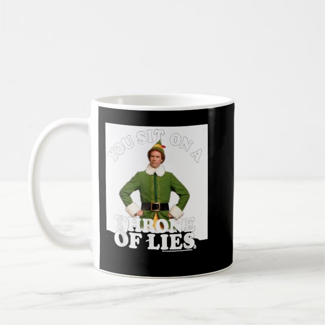Elf du sitzt auf einem Thron von Lies Kaffeetasse (Links)