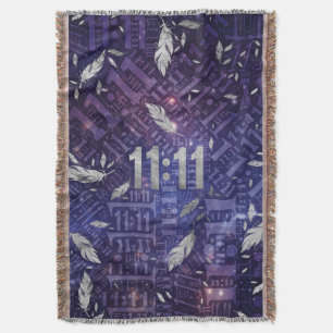 Elf elf Numerologie Muster Angel Feathers #1 Decke