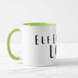 Elf Energy: Niedriger Humor, erschöpfter Becher Tasse