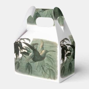 Elf Fairies Elves Moon Night Scene Bird Flying Geschenkschachtel