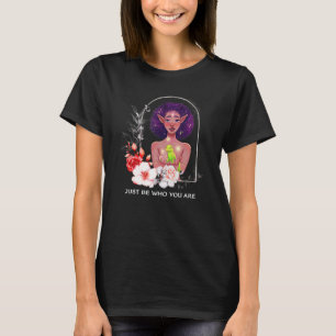 Elf Fairy Sei du selbst Inspirierend Zitat Wasserf T-Shirt