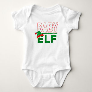 Elf Familie Baby Elf Weihnachtsfeiertag #TeamElf Strampler
