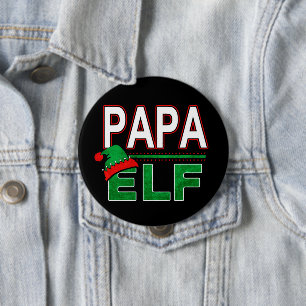 Elf Familie Papa Elf Weihnachtsfeiertag #TeamElf Button