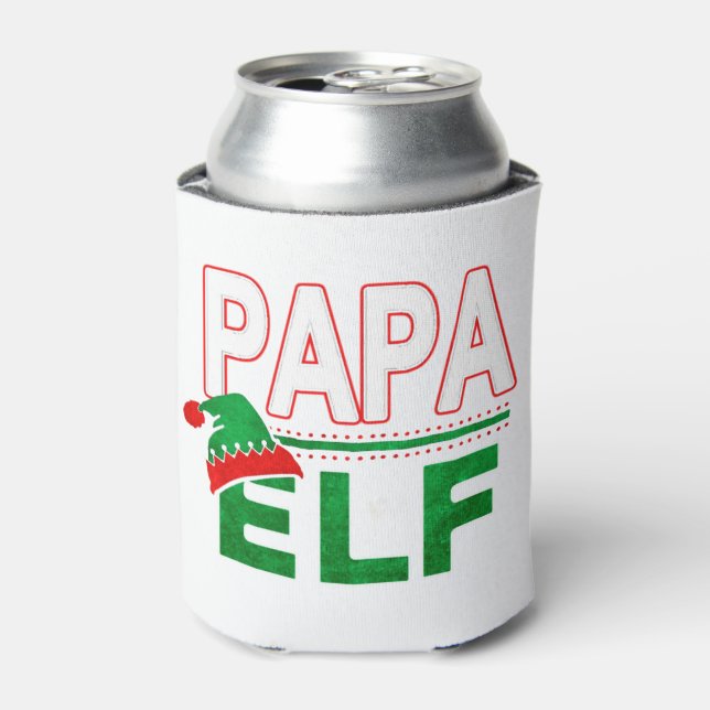 Elf Familie | Papa Elf Weihnachtsfeiertag #TeamElf Dosenkühler (Kanne Vorderseite)