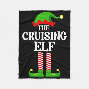 Elf Familie passendes Gruppen lustiges Weihnachten Fleecedecke