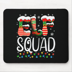 Elf-Familie Weihnachten passende Pyjamas Xmas Elf Mousepad