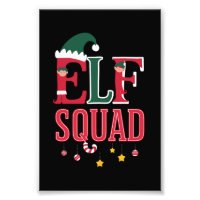 Elf Family Christmas Matching Pajamas Elf Squad