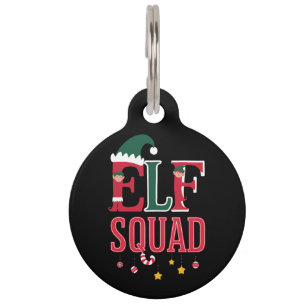 Elf Family Christmas Matching Pajamas Elf Squad Haustiermarke