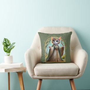 Elf Feline Fantasy Adventure Kissen