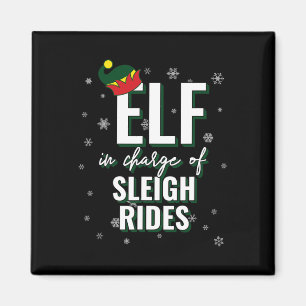 Elf für Sleigh Rides Holiday Christmas Ma Magnet