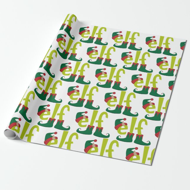 Elf Geschenkpapier (Ungerollt)