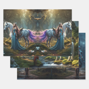 Elf Geschenkpapier Set