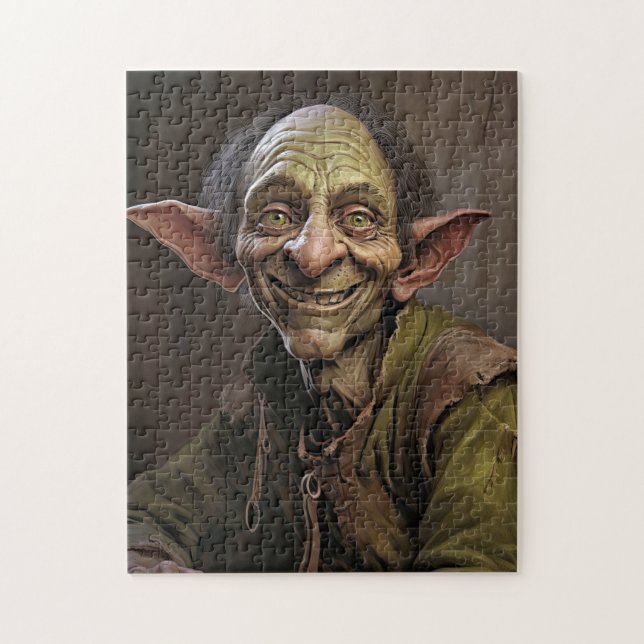 ELF GNOME FUNNY WEIRD JIGSAW PUZZLE (Vertikal)