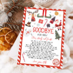 Elf Goodbye Letter Goodbye von Elf Weihnachten Einladung<br><div class="desc">Dieser niedliche Elf Letter ist eine perfekte Ergänzung zu Ihrem magischen Weihnachten!</div>