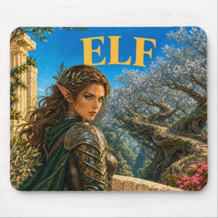 Elf, Gothic Fantasy Monster Mousepad