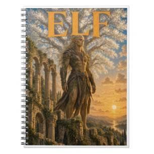 Elf, Gothic Fantasy Monster Notizblock