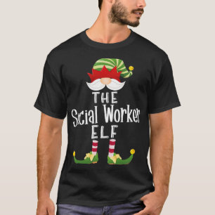 Elf-Gruppe der Sozialarbeiter Weihnachten Funny Pa T-Shirt