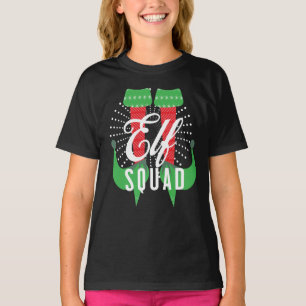 Elf Heelses Squad Weihnachtsfeiertag T-Shirt