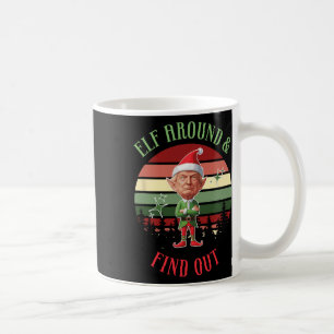 Elf herumtoben und herausfinden, dass Trump Elf We Kaffeetasse