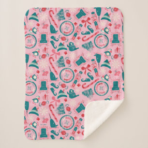 Elf Holiday Gerahmt Icon Muster Sherpadecke