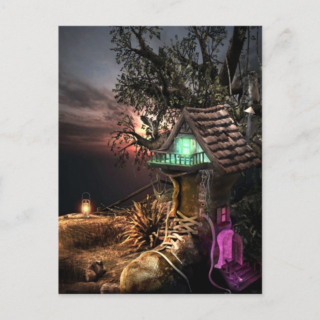 Elf House Postkarte (Vorderseite)