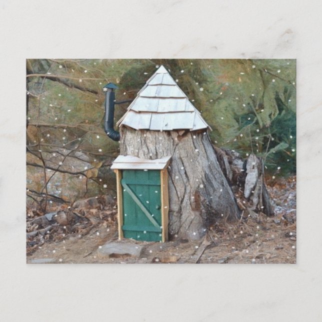 Elf House Postkarte (Vorderseite)