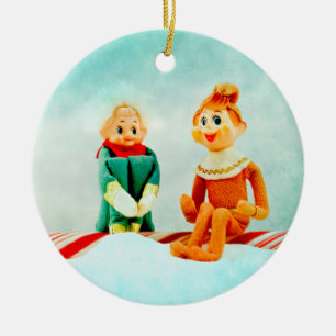 Elf Keramik Ornament