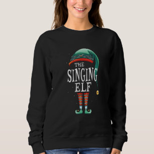 Elf Kostüme singen Matching Kids Girls Boys Men W Sweatshirt