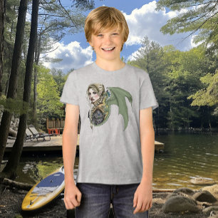 Elf-Krieger-Drache Fantasy Magisches Mittelalter P Tri-Blend Shirt