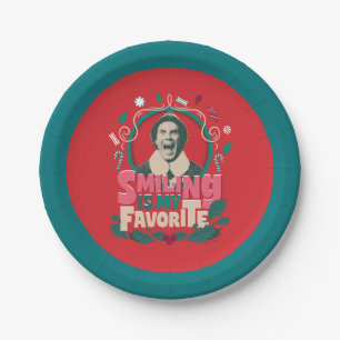 Elf - Lächeln ist mein Favorit Pappteller