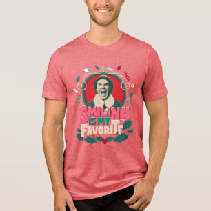 Elf - Lächeln ist mein Lieblingsding Tri-Blend Shirt