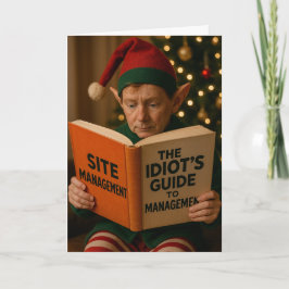 Elf liest 'Idiot's Guide to Site Management' Karte