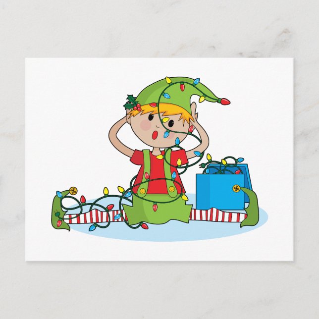 Elf Lights Postkarte (Vorderseite)