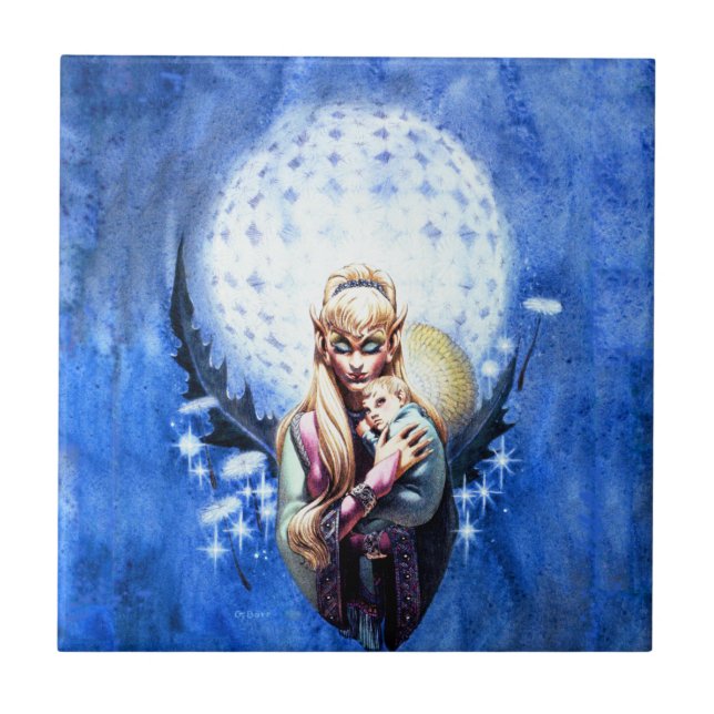 Elf Madonna Fliese (Vorderseite)