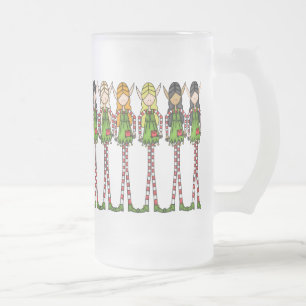 Elf-magisches Weihnachtsmattierte Tasse