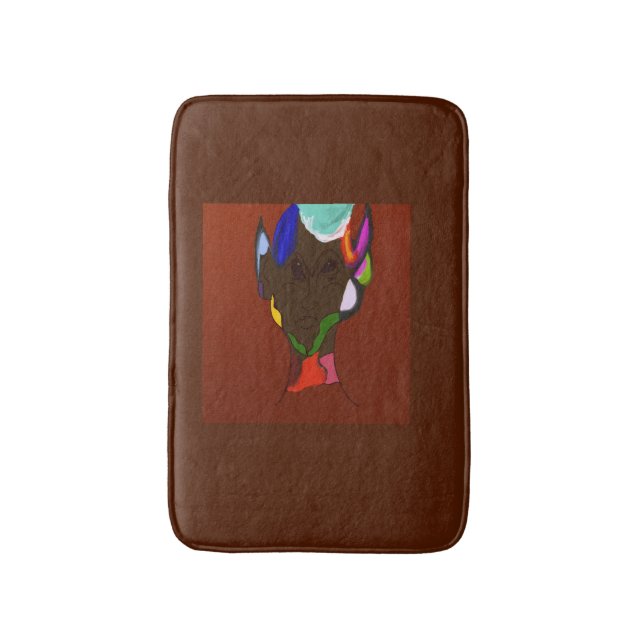 Elf Map Art  Badematte (Vorderseite Vertikal)