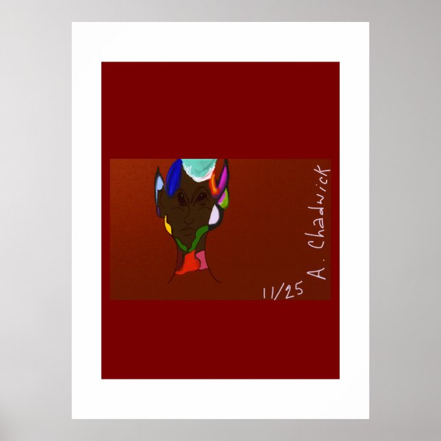 Elf Map Art  Poster (Vorne)