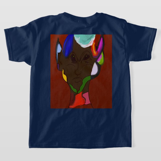 Elf Map Art  T-Shirt (AblageHinten)