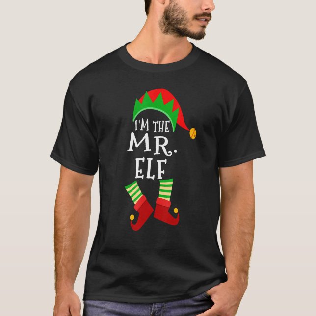 Elf Matching Family Group Christmas Elf Party C T-Shirt (Vorderseite)