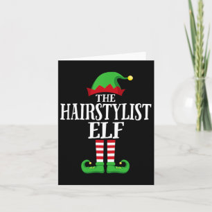 Elf Matching Family Group Weihnachten Pa Karte