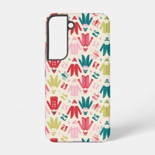 Elf-Muster für farbenfrohe Mäntel und Schuhe Samsung Galaxy Hülle