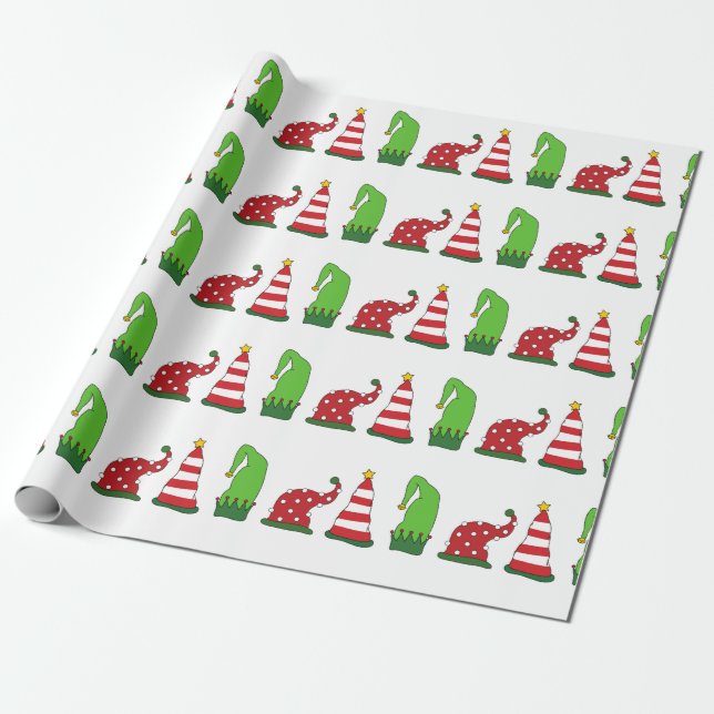 Elf-Packpapier Geschenkpapier (Ungerollt)