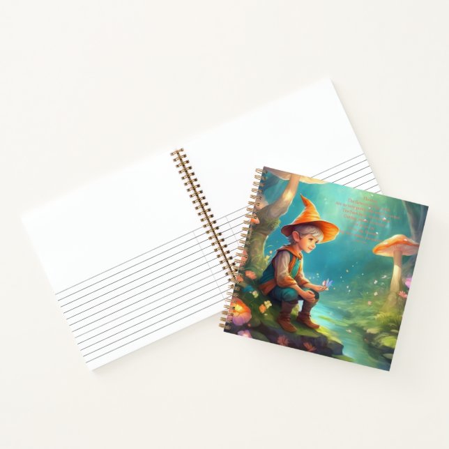 Elf Poem Hardcover Notizbuch (Innenseite)