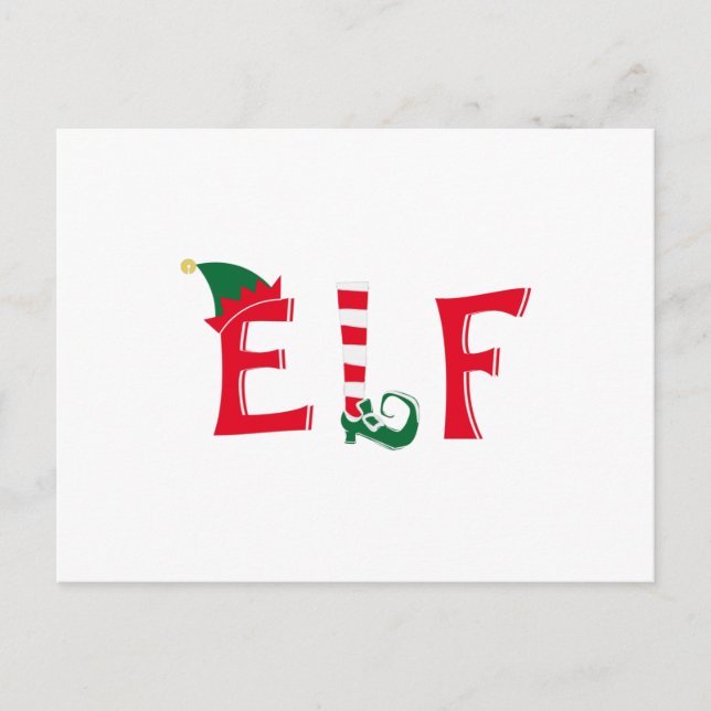 Elf Postkarte (Vorderseite)
