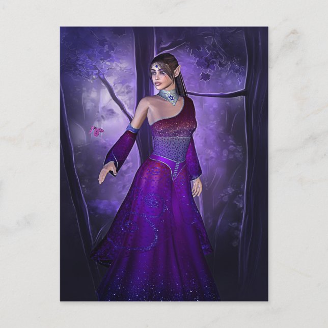 Elf Princess Postkarte (Vorderseite)