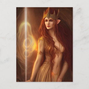 Elf Queen Postcard Postkarte