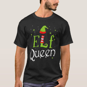 Elf Queen Xmas passt Weihnachten für Familie T-Shirt